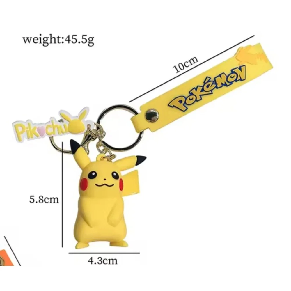 Pokemon Pikachu Keychain‎ Pendant Schoolbag Charm Gift for Fans NWT